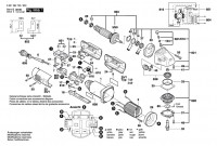 Bosch 0 601 384 703 Gws 14-125 C Angle Grinder 230 V / Eu Spare Parts
